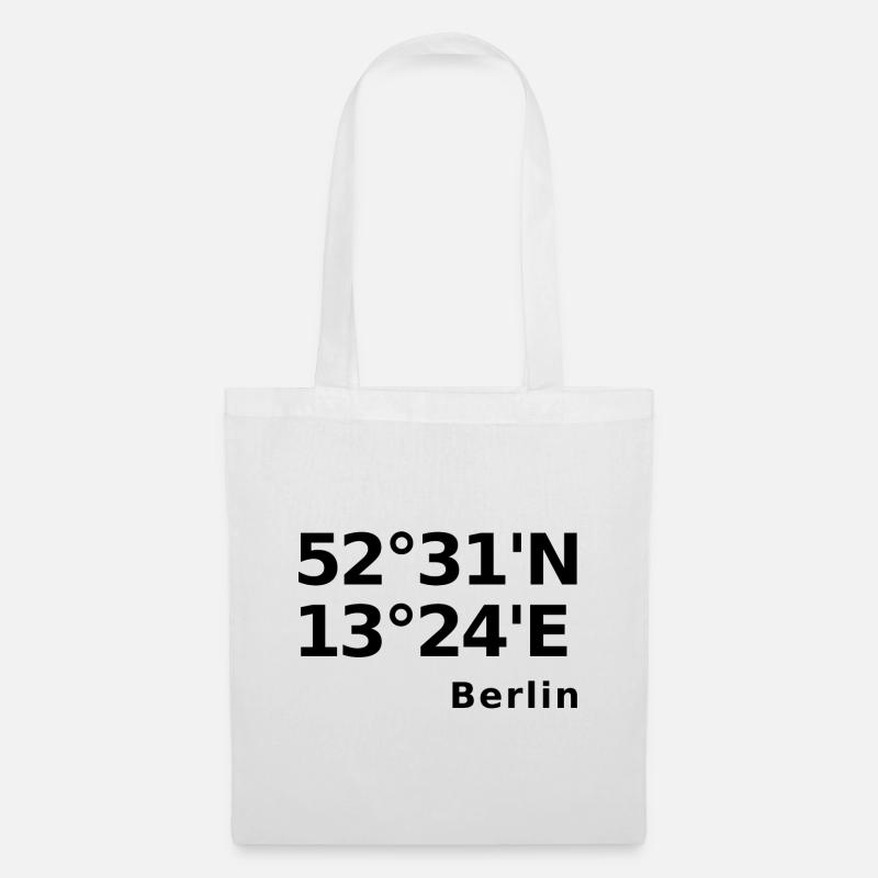 Berlin - Stoffbeutel - Weiß