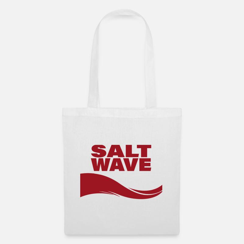SALT WAVE - Stoffbeutel - Weiß