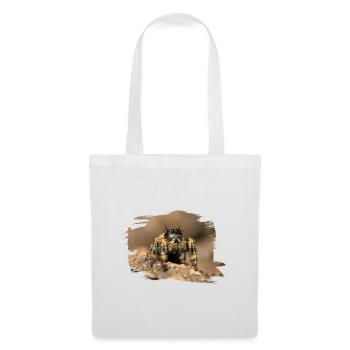 phidippus otiosus jumping spider, spring spinne - Tote Bag - white - Front