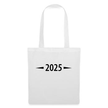 2025 - Stoffbeutel - Weiß - Vorne