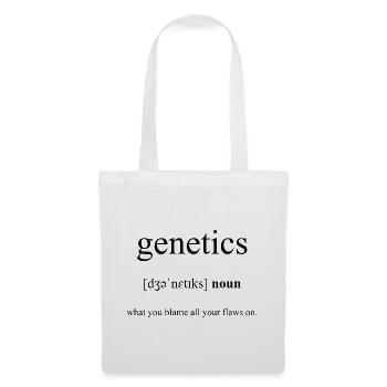 Genetics Definition Dictionary - Stoffbeutel - Weiß - Vorne
