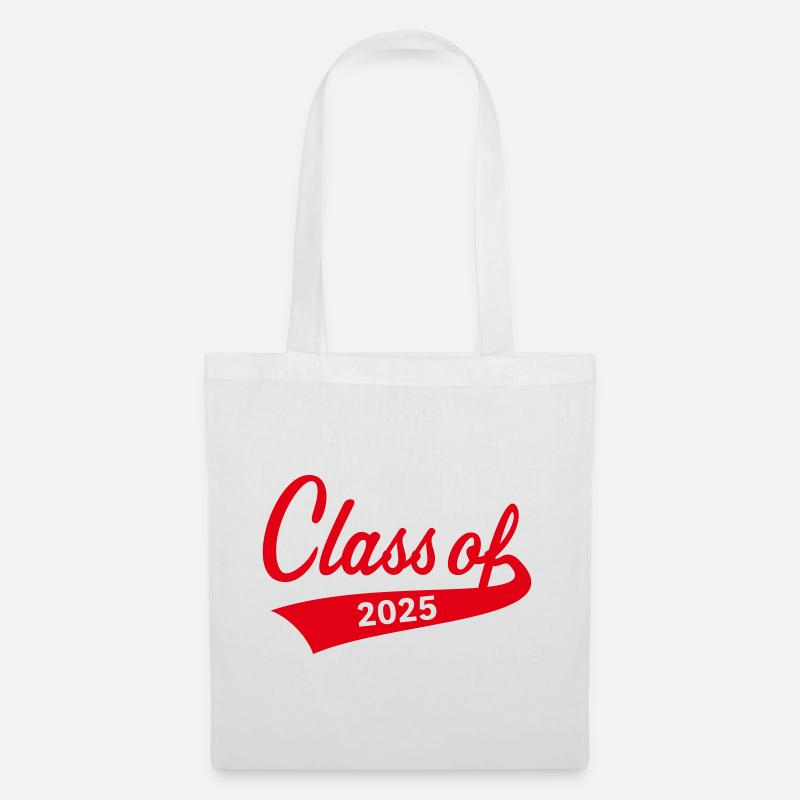 Class Of 2025 (Abschlussklasse Schulabschluss Red) - Stoffbeutel - Weiß