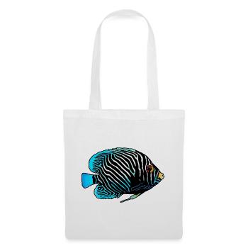 Poissons exotiques - Sac en tissu - blanc - Devant