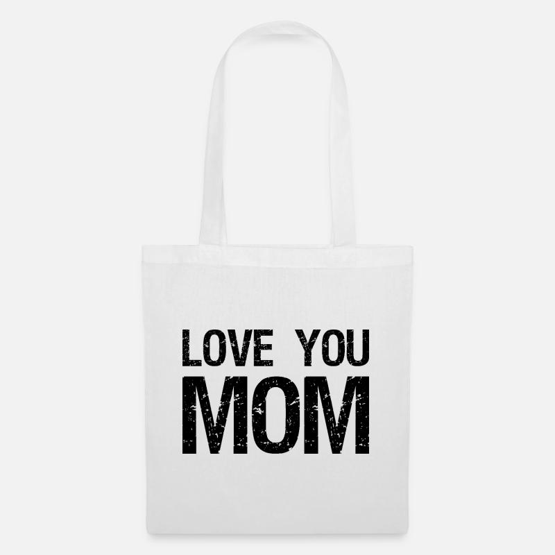 Ich liebe dich, Mama - Stoffbeutel - Weiß