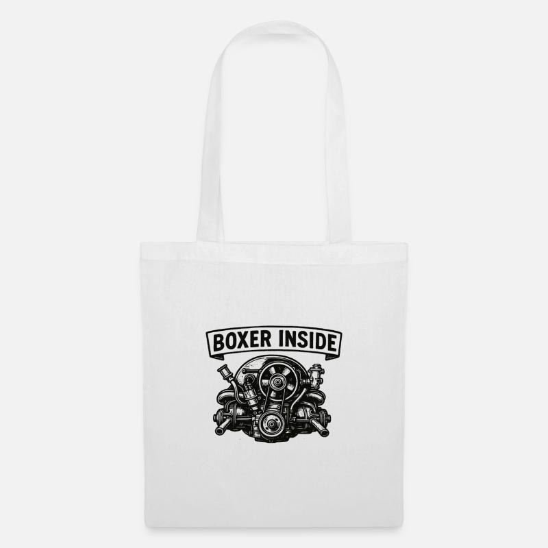 Boxer inside - Tote Bag - white