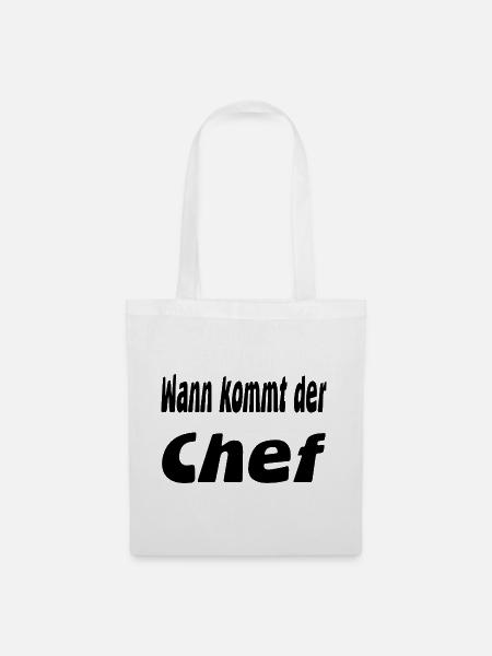 Chef - Stoffbeutel - Weiß