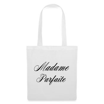 Madame Parfait Humor Femme - Stoffbeutel - Weiß - Vorne