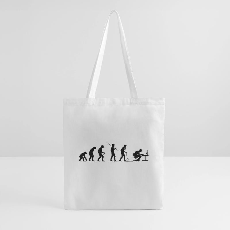 Programmer Computer Freak Evolution Tote Bag