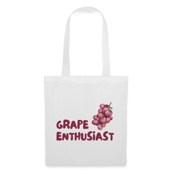 Traubenliebhaber Grapes Enthusiast - Tote Bag - white - Front