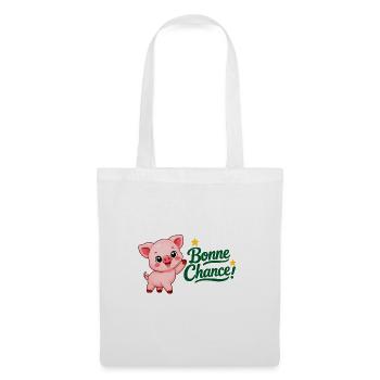 Piwi le cochon - Sac en tissu - blanc - Devant