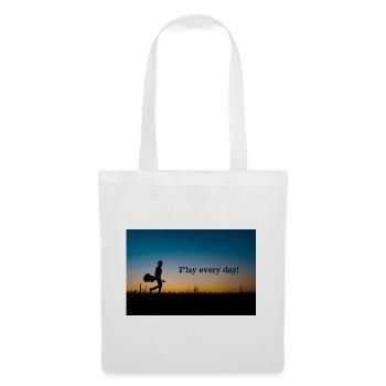 Play every day Evening light - Tote Bag - white - Front