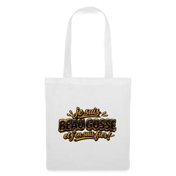 Je suis beau gosse - Sac en tissu - blanc - Devant