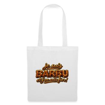 Je suis barbu - Sac en tissu - blanc - Devant