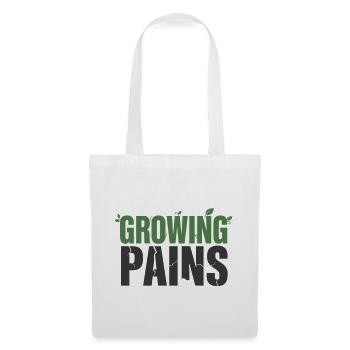 Growing Pains Motivation - Stoffbeutel - Weiß - Vorne