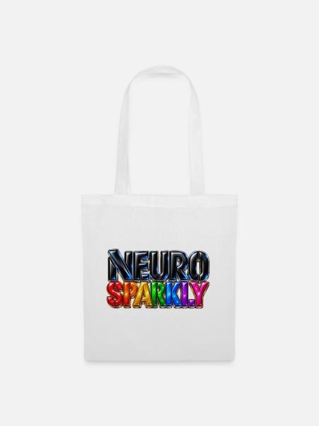 Neuro Sparkly - Stoffbeutel - Weiß