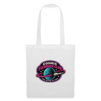 COSMIC FEEDBACK CLUB | Lärm jenseits der Sterne - Stoffbeutel - Weiß - Vorne