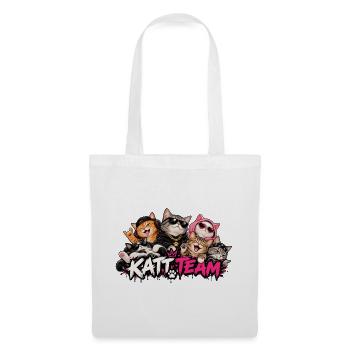 Katzenteam: Rock Cats - Stoffbeutel - Weiß - Vorne