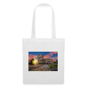 colosseo_al_tramonto - Stoffbeutel - Weiß - Vorne