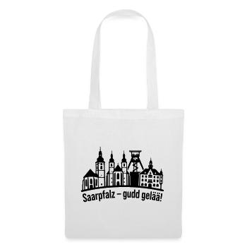 Saarpfalz Stadt Silhouette - Stoffbeutel - Weiß - Vorne