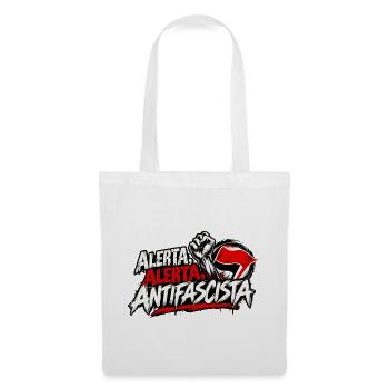 Alerta Alerta Antifascista - Stoffbeutel - Weiß - Vorne