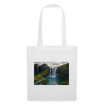 Wasserfallpfad - Stoffbeutel - Weiß - Vorne