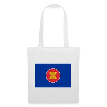 ASEAN Südostasien – Flagge - Stoffbeutel - Weiß - Vorne