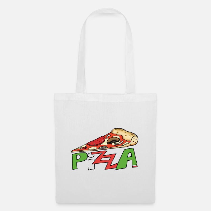 Pizza!! - Stoffbeutel - Weiß