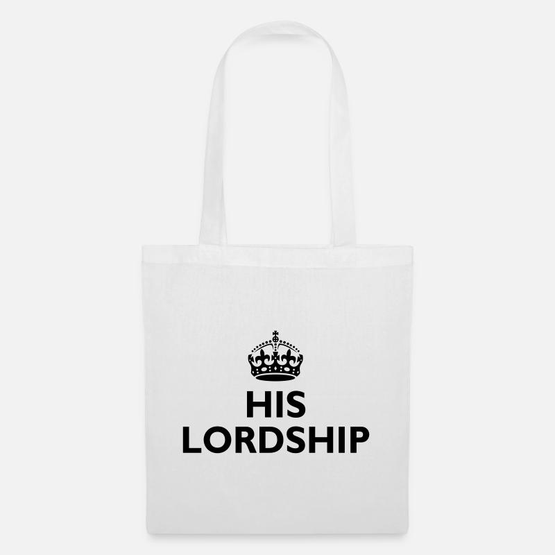 His lordship - Tote Bag - white