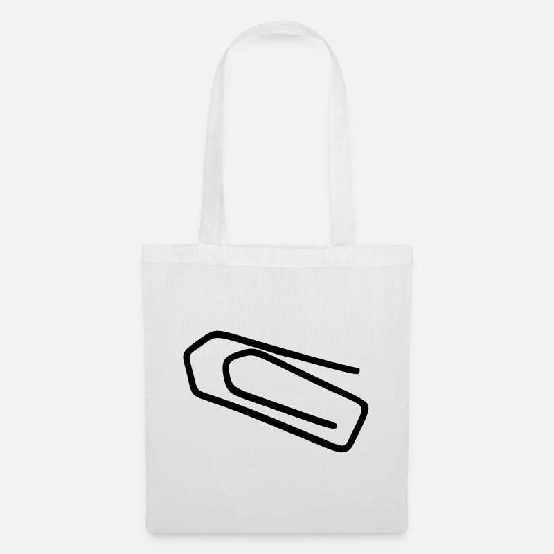 Trombone de bureau - Sac en tissu - blanc