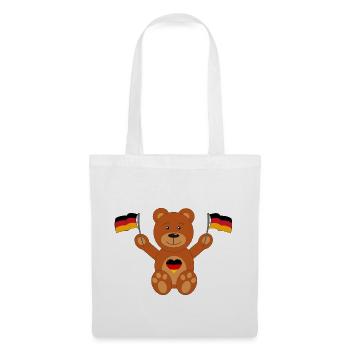 Teddy bear Germany flag - Tote Bag - white - Front