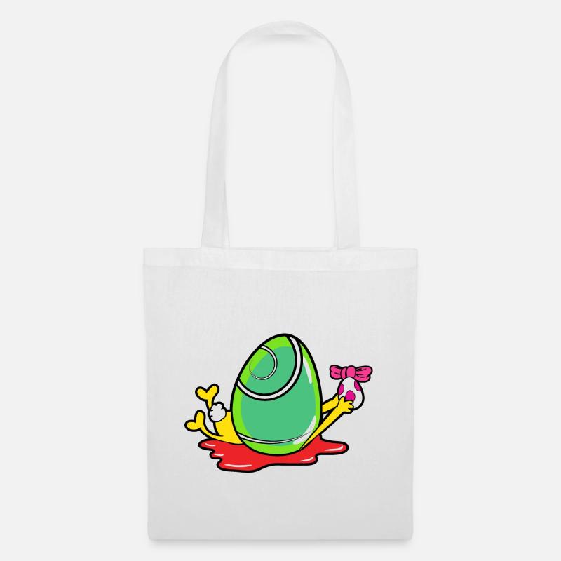 Lapin de Pâques - Sac en tissu - blanc