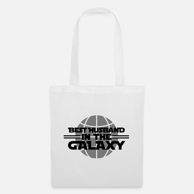 Best husband in the Galaxy - Stoffbeutel - Weiß