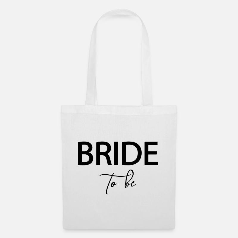 Bride to be! - personalisierbar - Stoffbeutel - Weiß