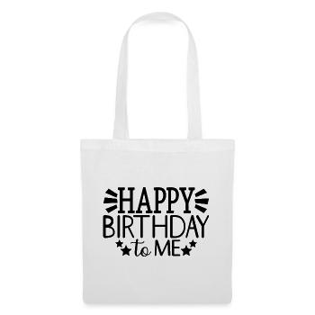 Joyeux anniversaire à moi Cool cadeau de fête d’anniversaire - Sac en tissu - blanc - Devant