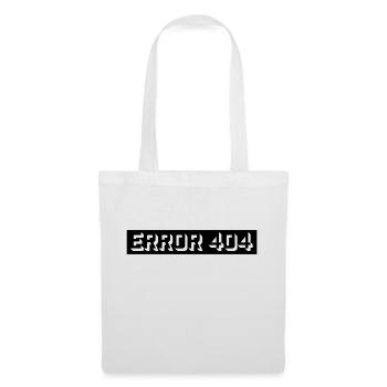 404 Error Computer Message - Tote Bag - white - Front
