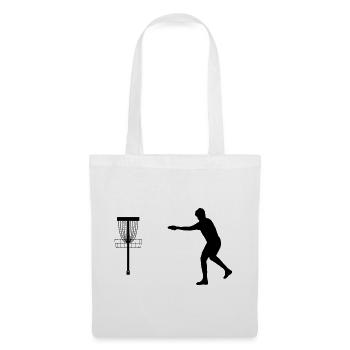 Discgolfer Bestseller Design Shirt - Stoffbeutel - Weiß - Vorne