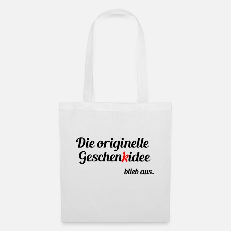 Die Geschenkidee - Stoffbeutel - Weiß