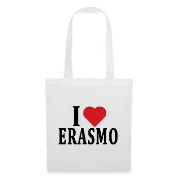 t-shirt I love Erasmus t-shirt gift idea - Tote Bag - white - Front