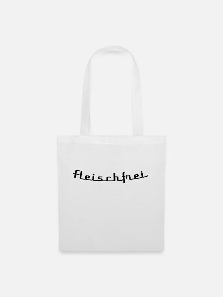 Fleischfrei - Stoffbeutel - Weiß