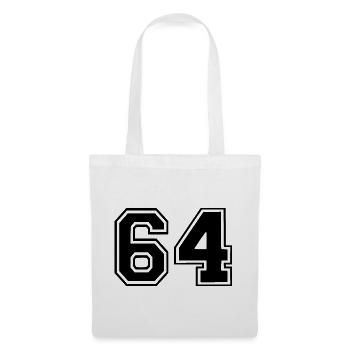 64 - Sac en tissu - blanc - Devant