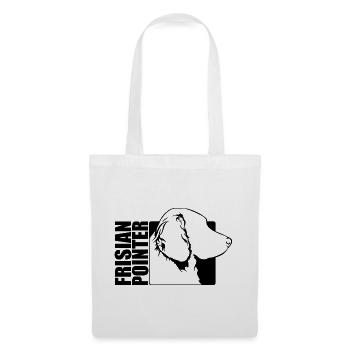 Frison Pointer Profile Chiens Chien Wilsigns - Sac en tissu - blanc - Devant
