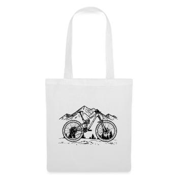 Mountain bike - Tote Bag - white - Front