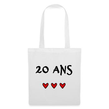 ANNIVERSARY. HAPPY BIRTHDAY. HAPPY BIRTHDAY. - Tote Bag - white - Front