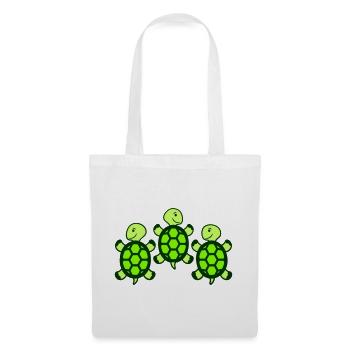 3 Turtles Team Friends Hold On Crew - Tote Bag - white - Front