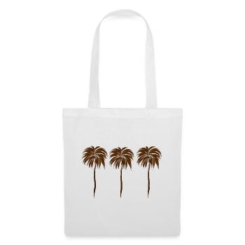 Three Palm Trees - Tote Bag - white - Front