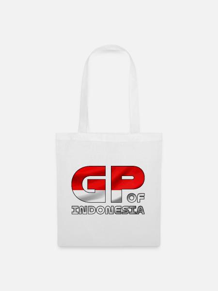 indonesia_gp - Stoffbeutel - Weiß