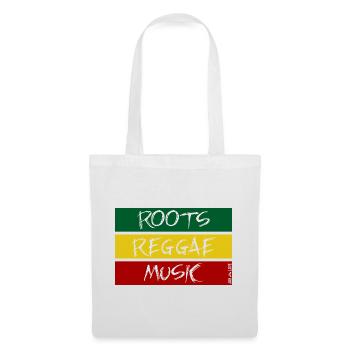 Roots-Reggae-Musik - Stoffbeutel - Weiß - Vorne