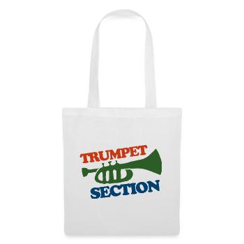 Trompetensektion Logo Tee - Stoffbeutel - Weiß - Vorne