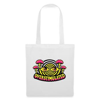 Overstimulated Psychedelic Eyes - Stoffbeutel - Weiß - Vorne