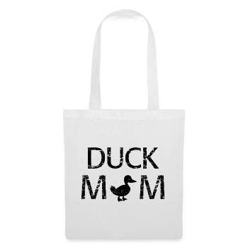 Duck Mom Cute Funny Shirt - Tote Bag - white - Front